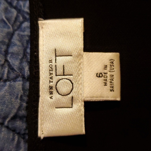 Ann Taylor LOFT Black Wrap Dress - Picture 5 of 8